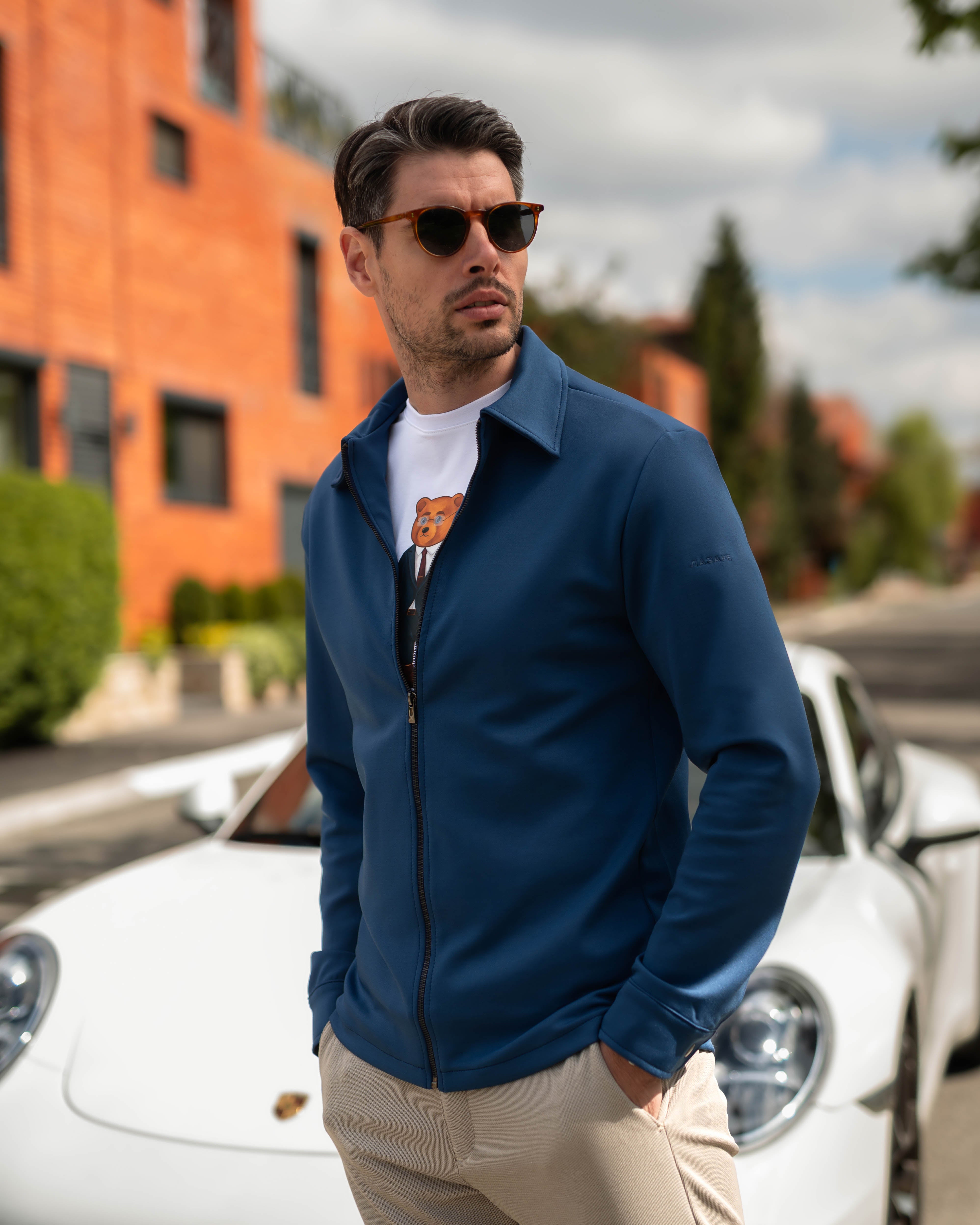 LAZARE™ OVERSHIRT ICONIC - POSEIDON BLUE