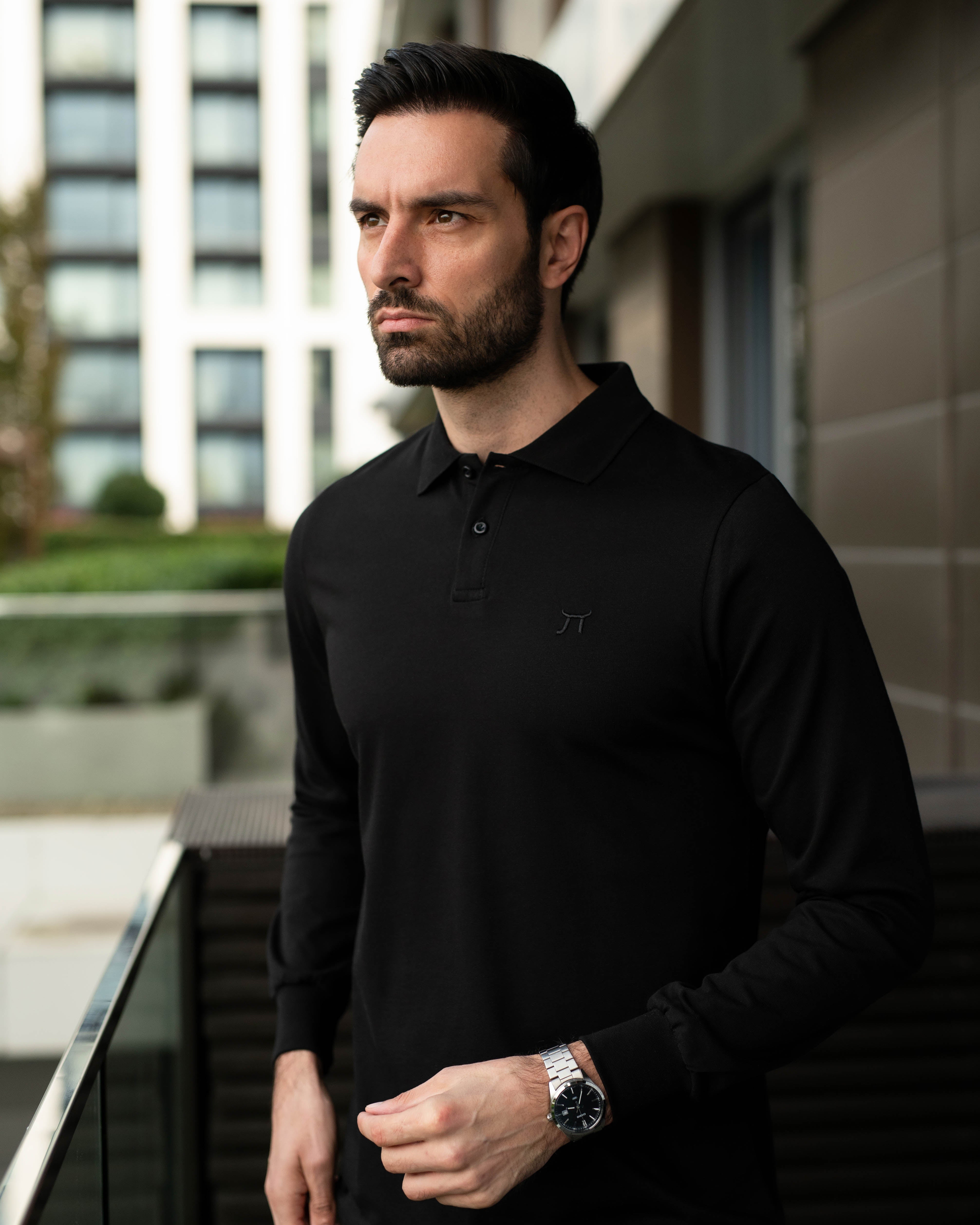 LAZARE™ BUSINESS POLO - BLACK