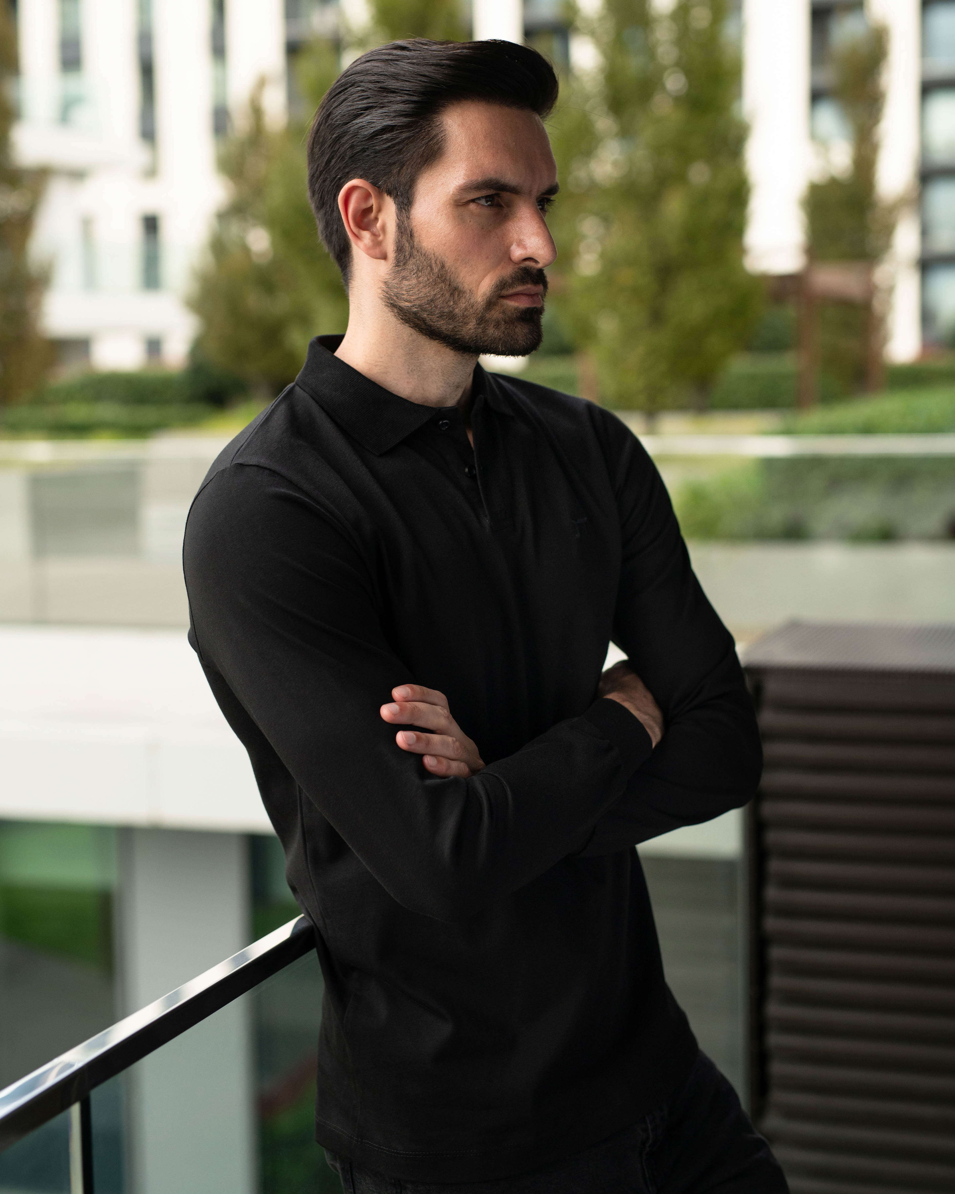 LAZARE™ BUSINESS POLO - BLACK