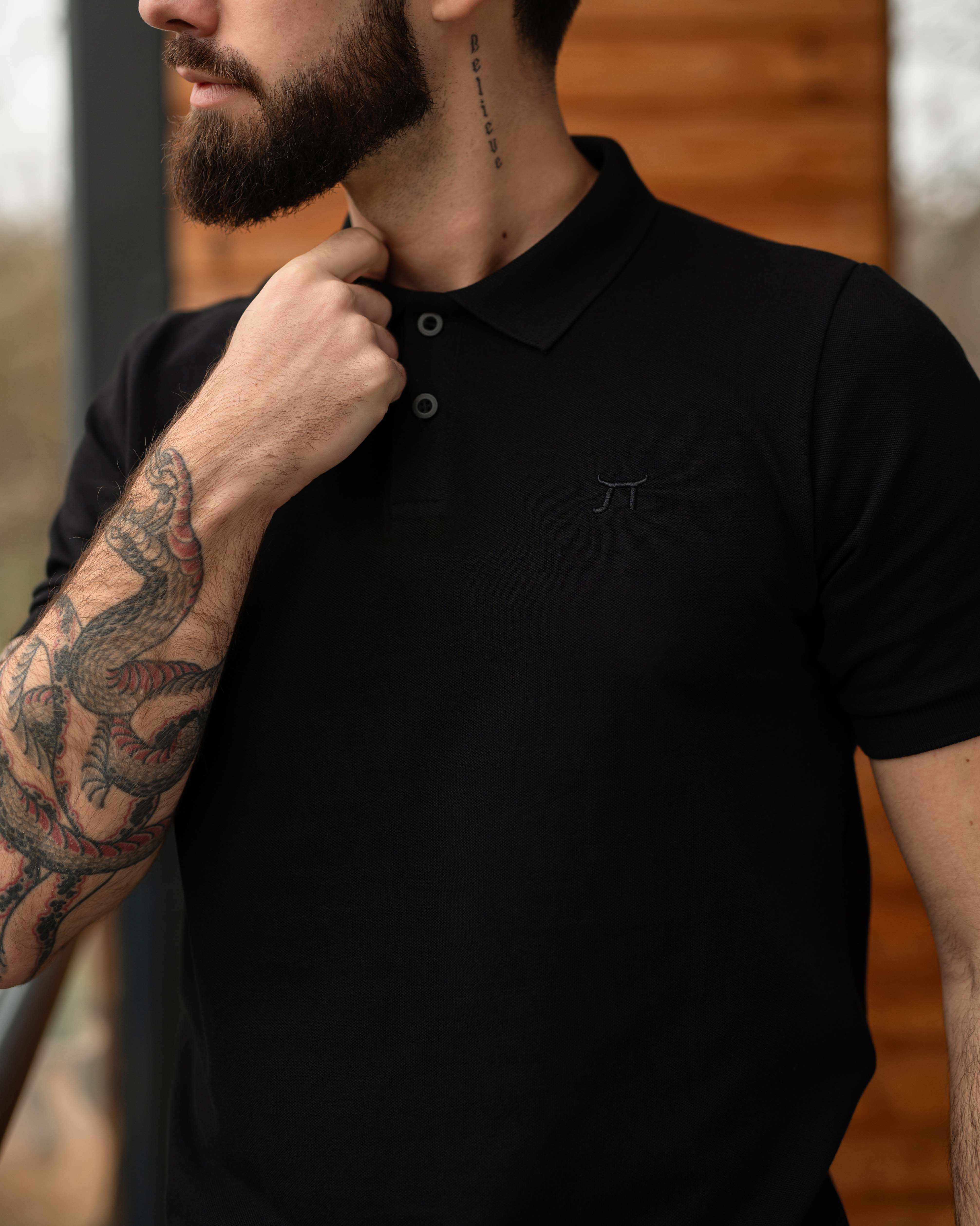 LAZARE™ POLO - CARBON BLACK